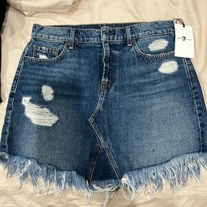 Seven for all mankind denim skirt size 27